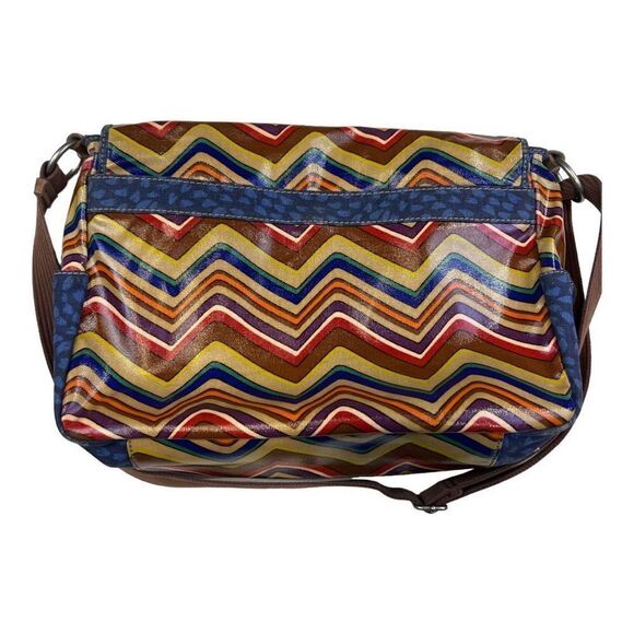 Fossil Key-Per Briefcase Coated Canvas Multi Messenger Bag with Wallets Set of 4 - Picture 7 of 13